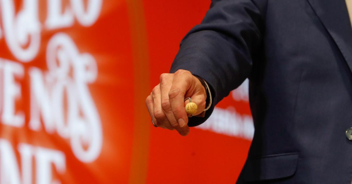 Imagen de archivo del sorteo de la Lotería de Navidad.