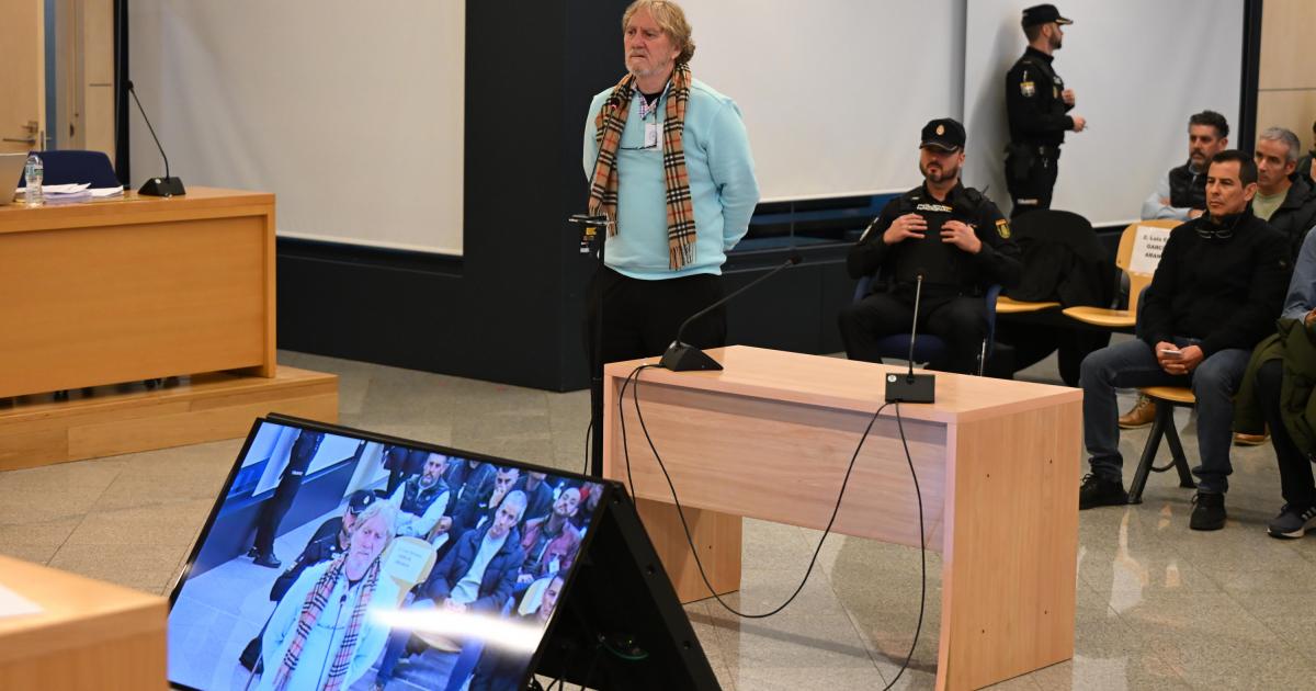 El histórico narcotraficante gallego José Ramón Prado Bugallo, alias Sito Miñanco durante el juicio en la Audiencia Nacional en San Fernando de Henares, Madrid por presunto blanqueo de capitales en la 'Operación Mito'.