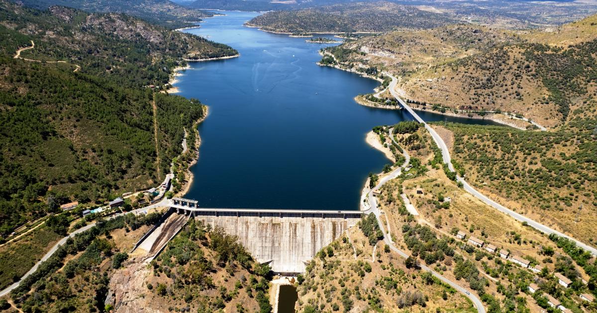 Imagen de archivo del embalse de El Burguillo, en el río Alberche, Ávila.