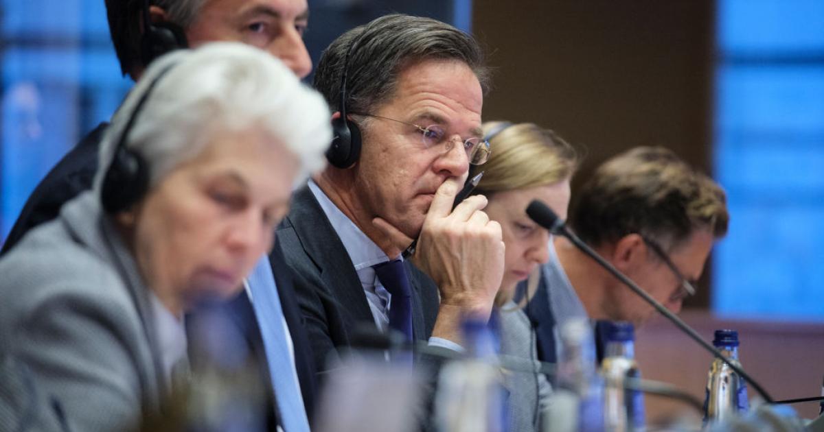 Mark Rutte, en una reciente reunión en el Parlamento Europeo
