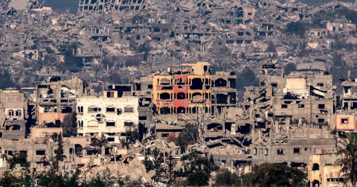 Destrucción en Gaza tras un año y tres meses de guerra