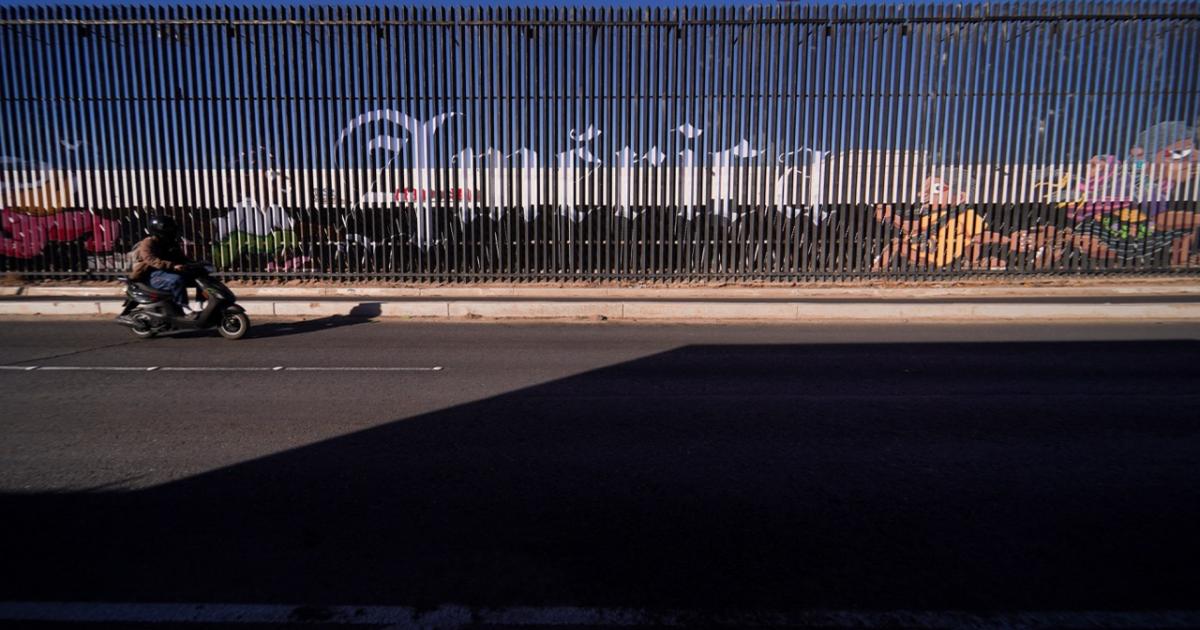 Parte del muro que separa Estados Unidos y México.