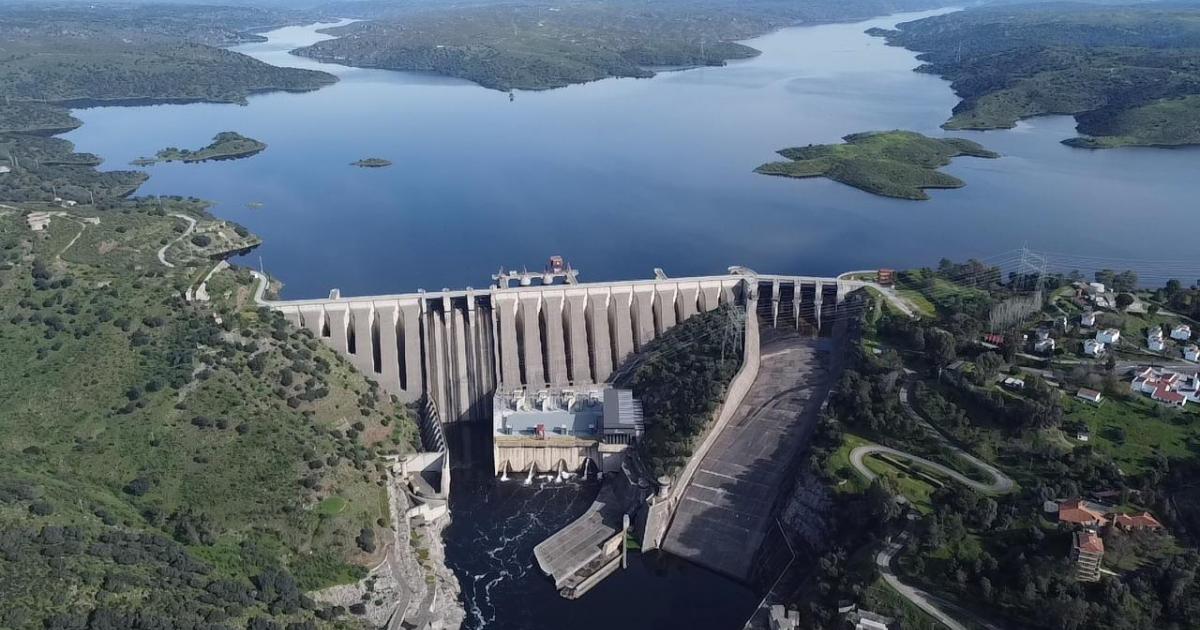Imagen de archivo del embalse de Alcántara.