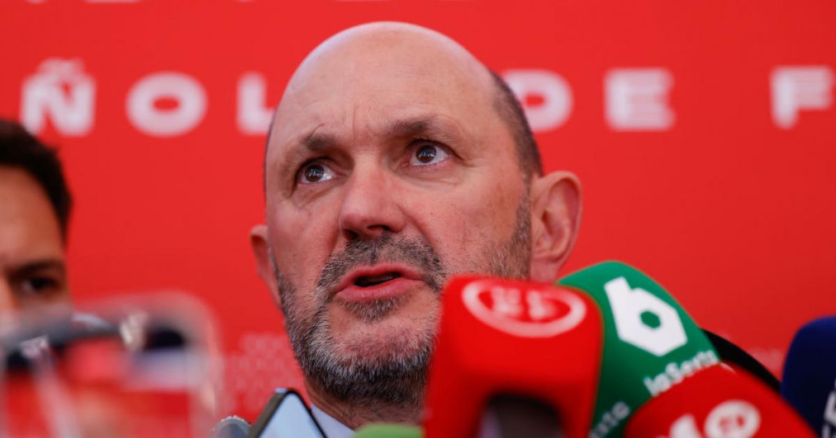 El presidente de la RFEF, Rafael Louzán, en una imagen reciente.