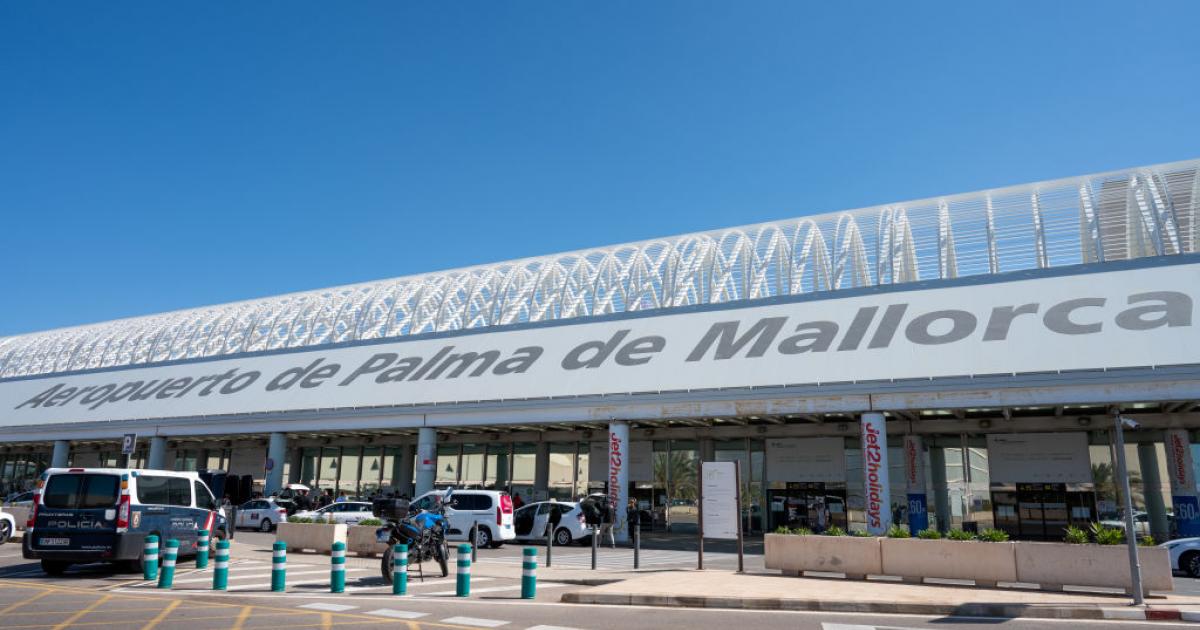 Fachada del aeropuerto de Palma de Mallorca, en una imagen de archivo.