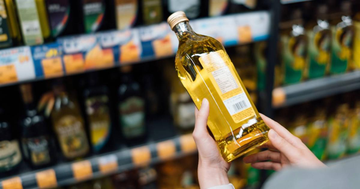 Aceite de oliva en el supermercado