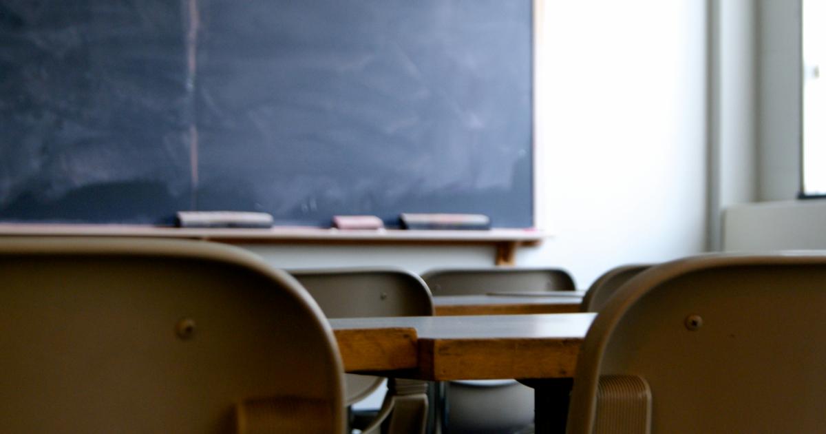 Imagen del aula de un centro educativo.