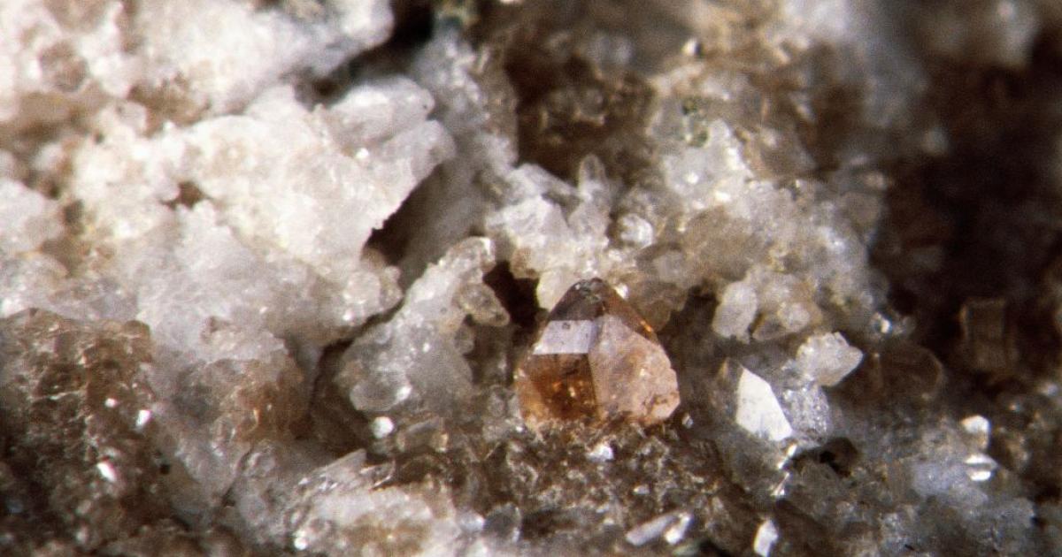 Imagen de archivo de un detalle de monacita.