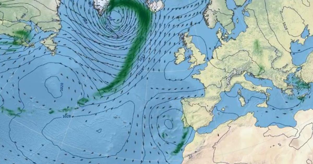 Previsión compartida por la AEMET para los días de Carnaval