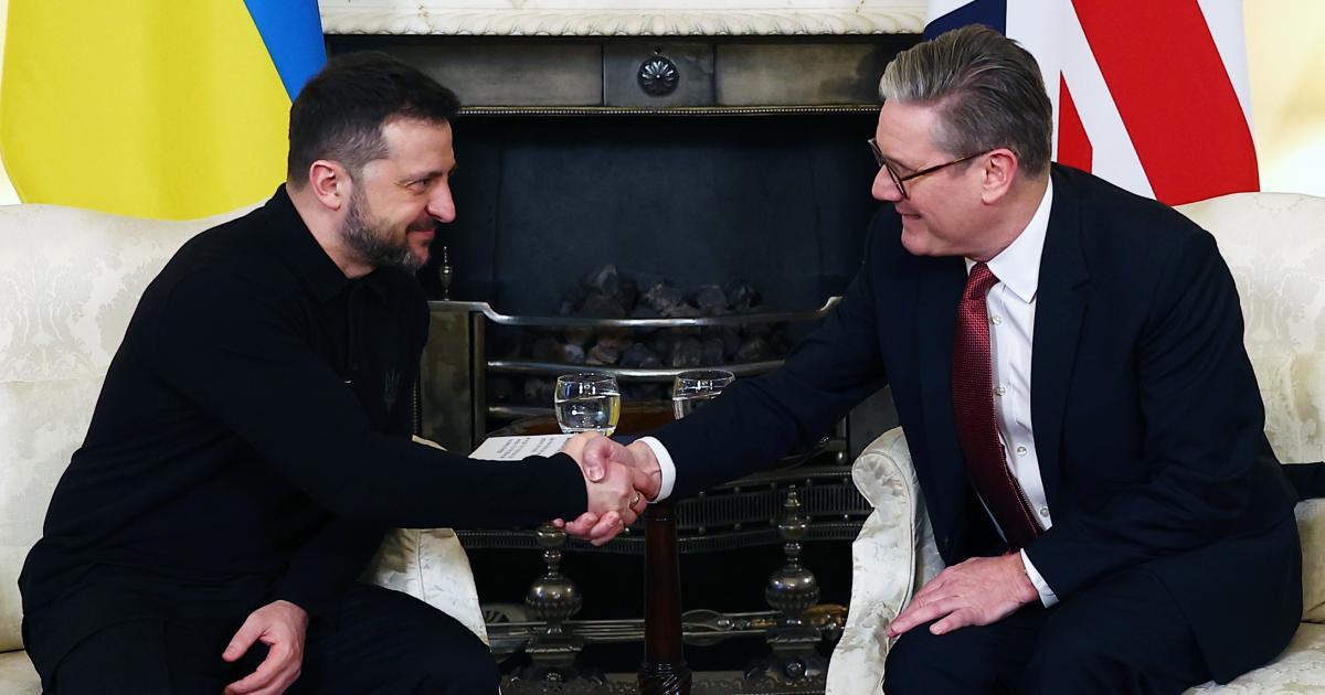 Keir Starmer con Volodimir Zelenski.