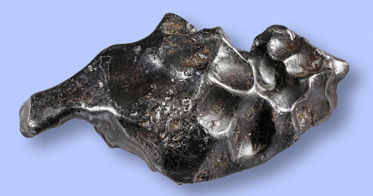 Imagen de archivo de hierro meteorítico.