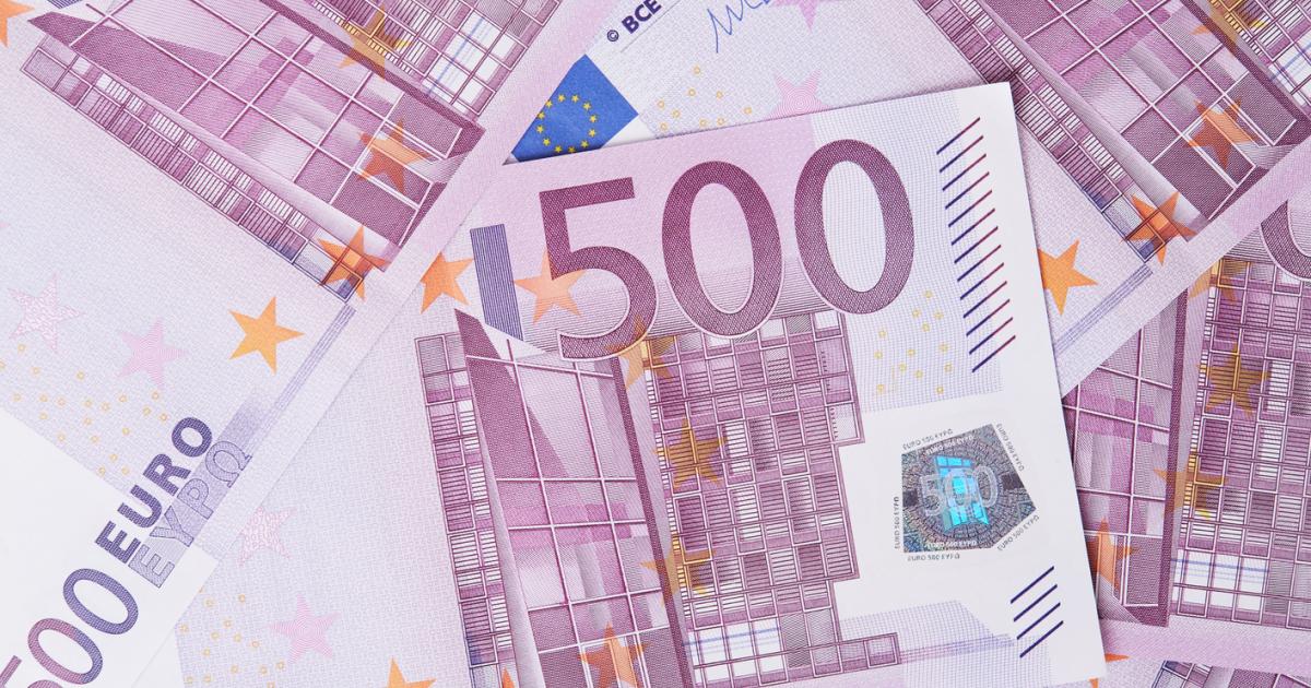 Imagen de billetes de 500 euros.