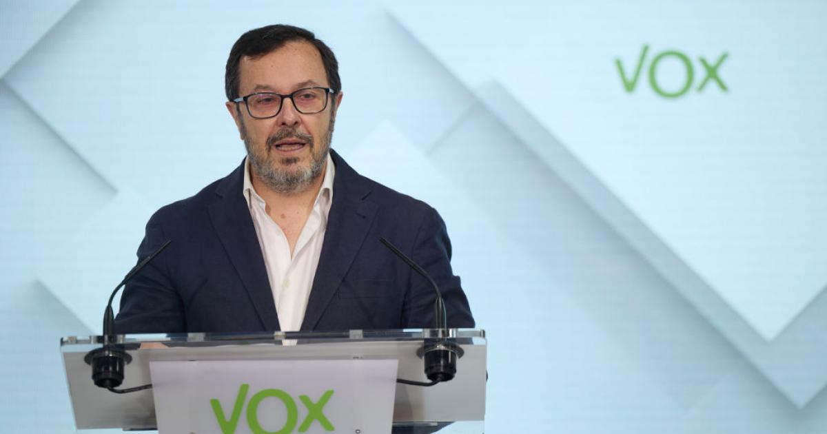 El portavoz nacional de Vox, José Antonio Fúster, en una imagen de archivo.