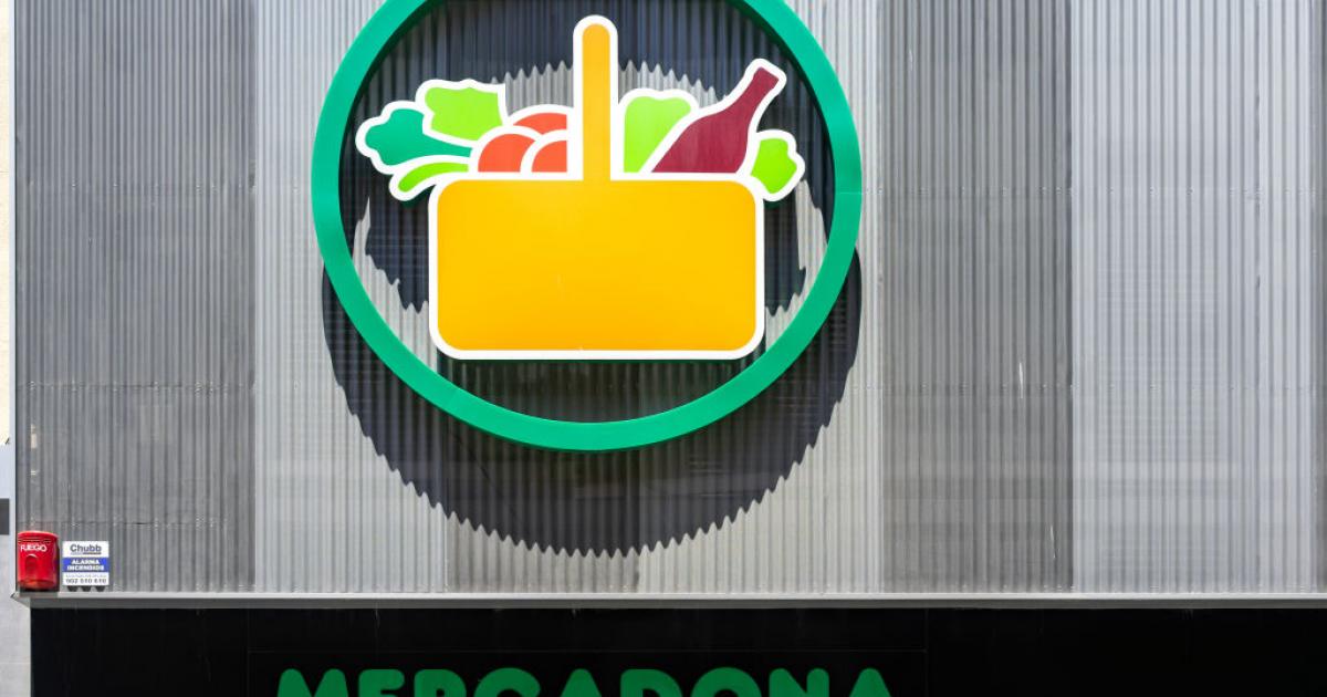Imagen de archivo de un letrero de un establecimiento de Mercadona.
