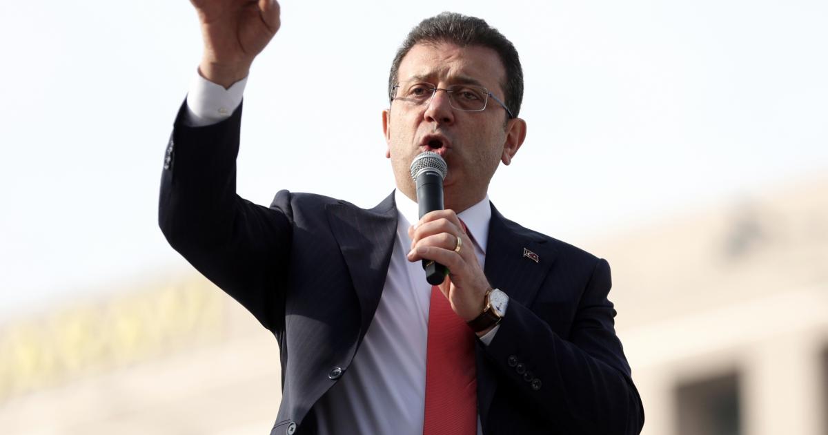 Ekrem Imamoglu, alcalde de Estambul y potencial candidato del progresista CHP en las próximas elecciones presidenciales de Turquía.