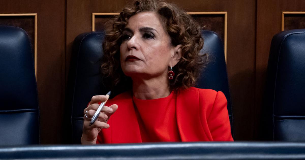 María Jesús Montero, ministra de Hacienda, en una imagen de archivo en el Congreso.