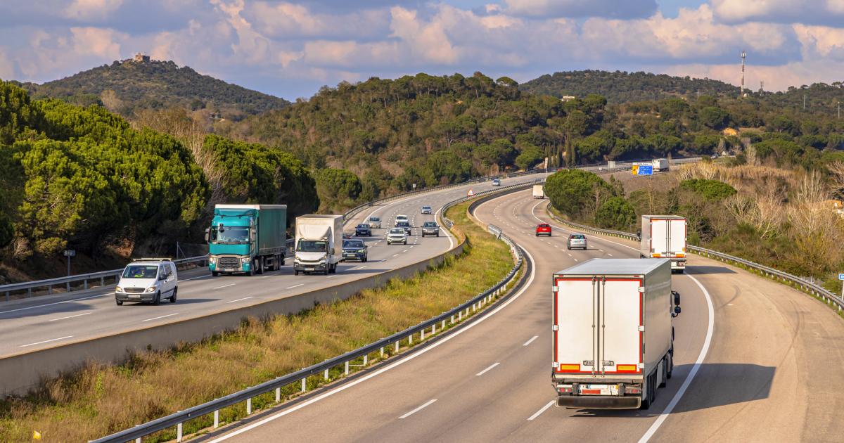 Camioneros por España, en una imagen de archivo