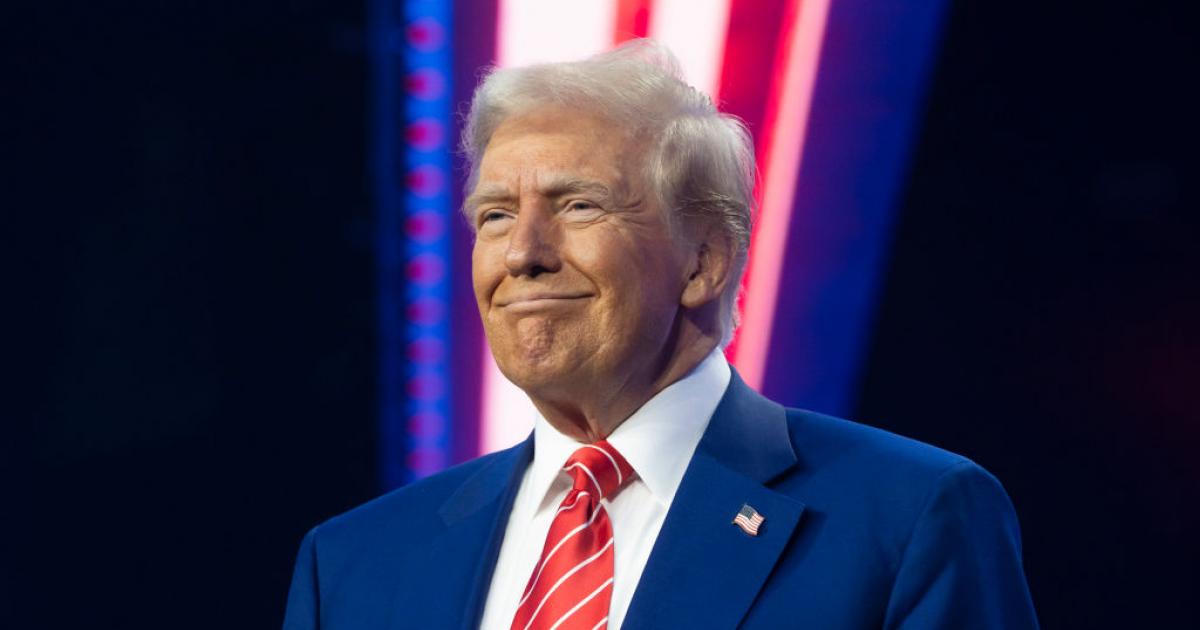 Donald Trump, en un acto reciente