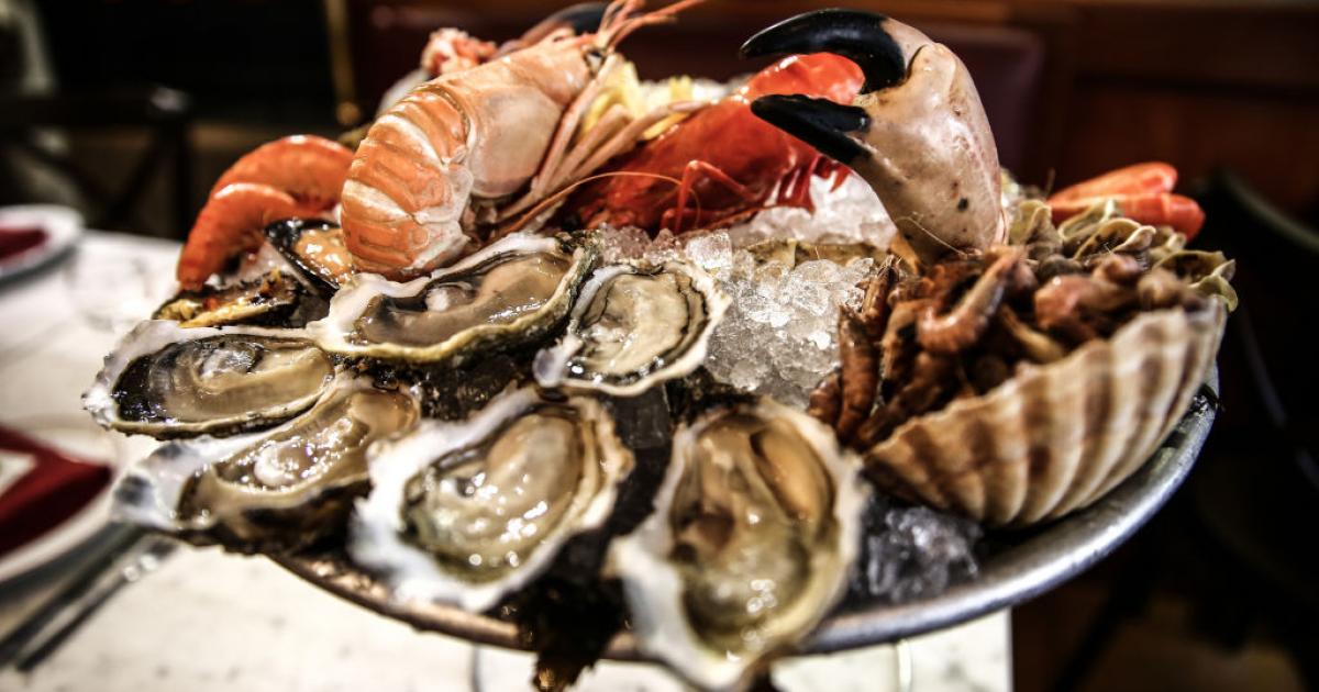 Imagen de archivo de una mariscada.