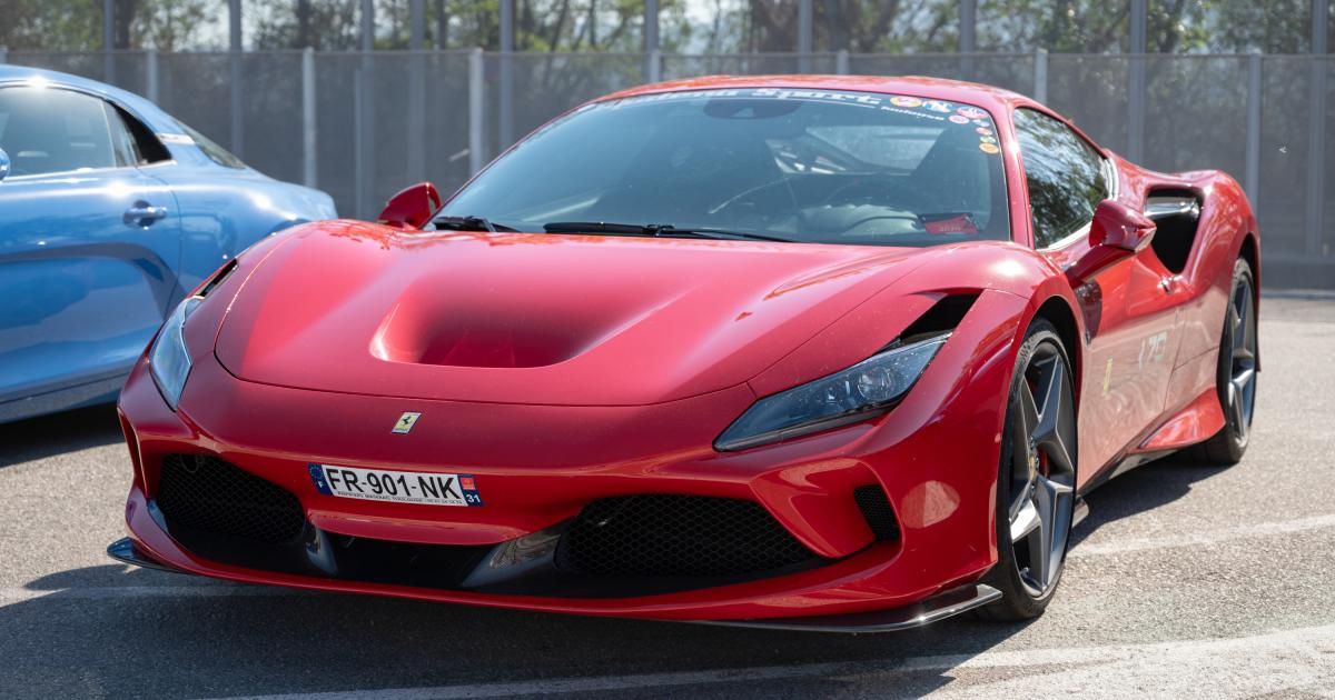 Imagen de archivo de un Ferrari F8.