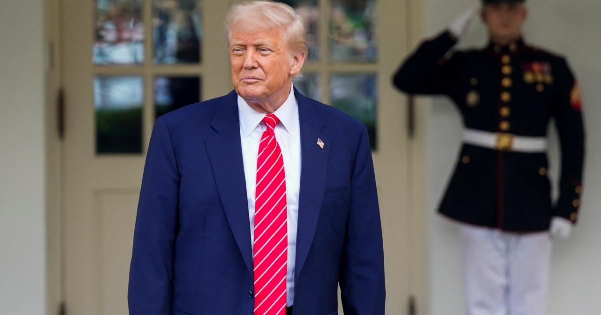 El presidente de Estados Unidos, Donald Trump, en la Casa Blanca.