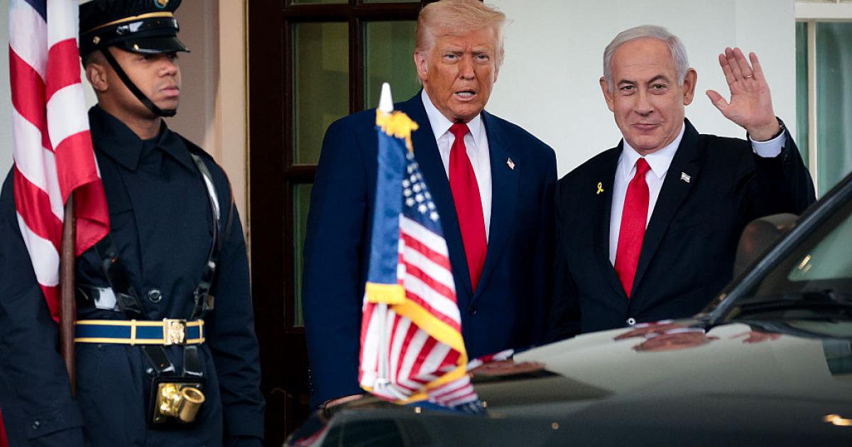 Benjamin Netanyahu, recibido por Donald Trump en su reciente visita a la Casa Blanca