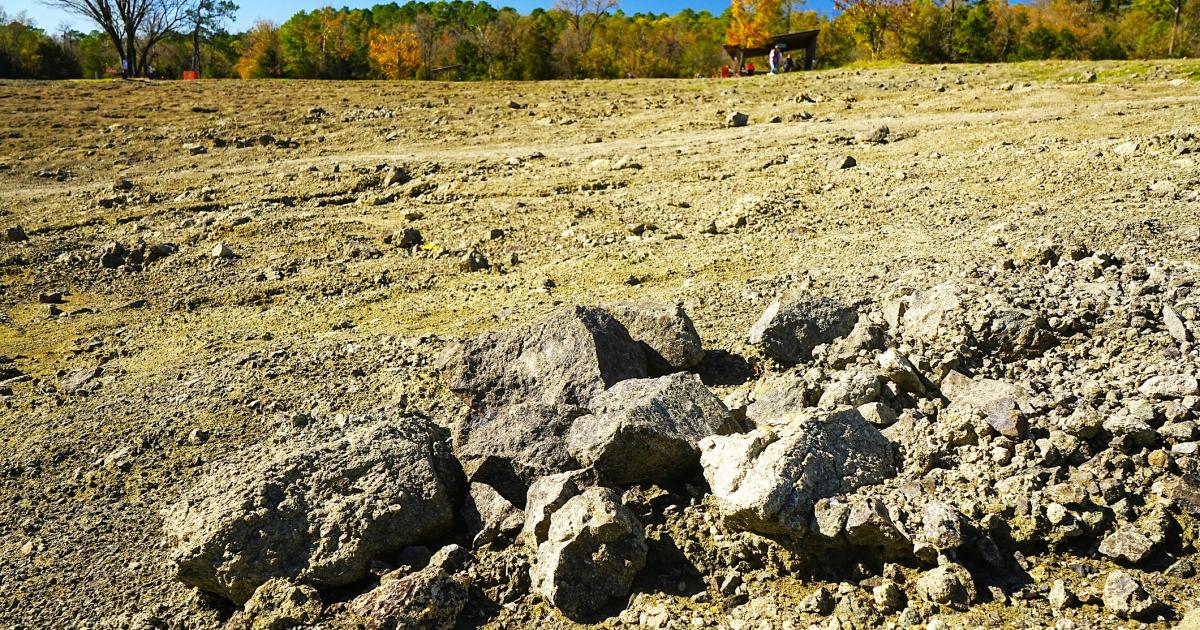Imagen de archivo del Parque Estatal Cráter de los Diamantes, Arkansas.