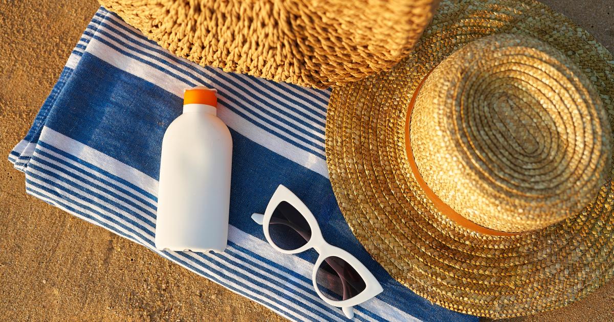 Imagen de archivo de una crema solar.