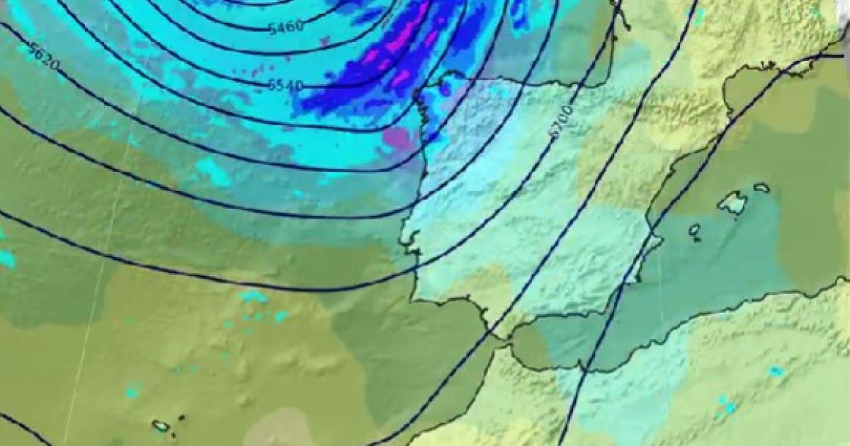 Mapa de AEMET de cara al fin de semana