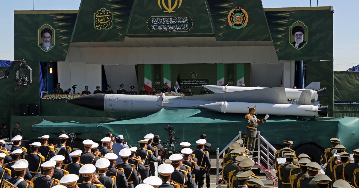 Desfile del Ejército de Irán, en abril de 2025.