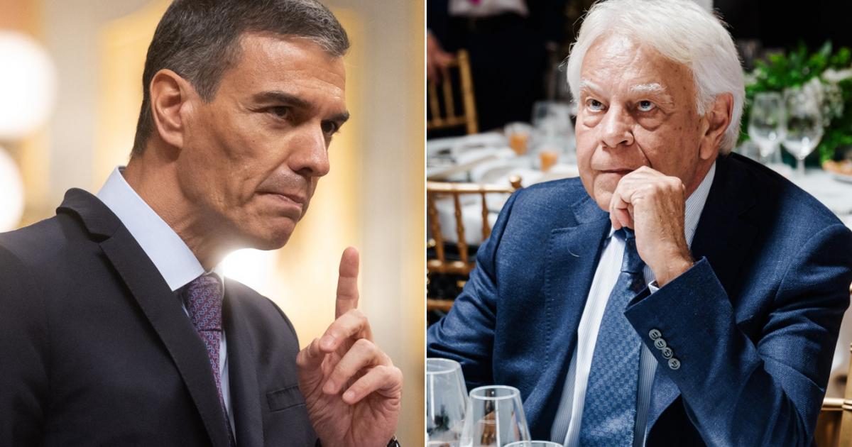 Fotomontaje de Pedro Sánchez y Felipe González.