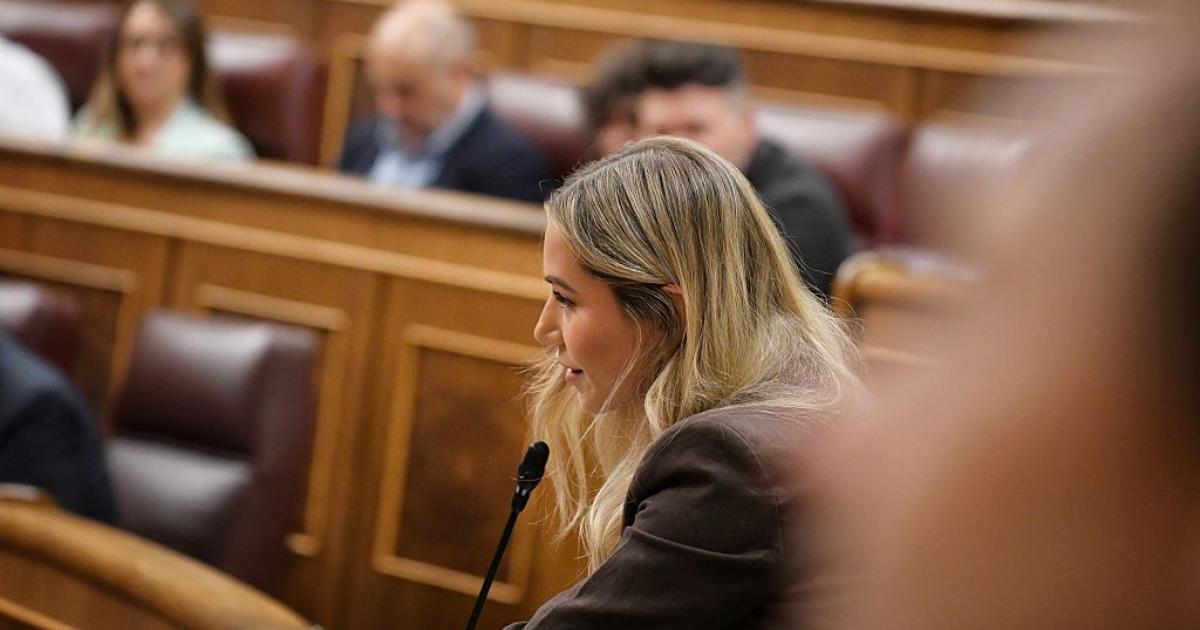 Noelia Núñez, en un pleno de junio