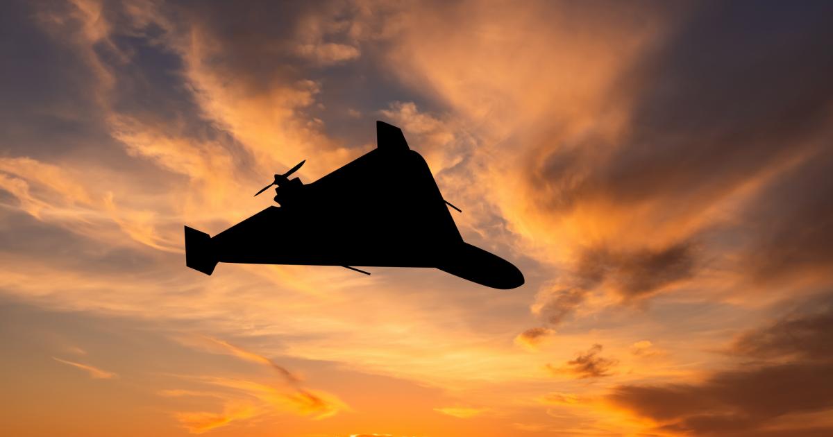 Imagen de recurso de un dron militar