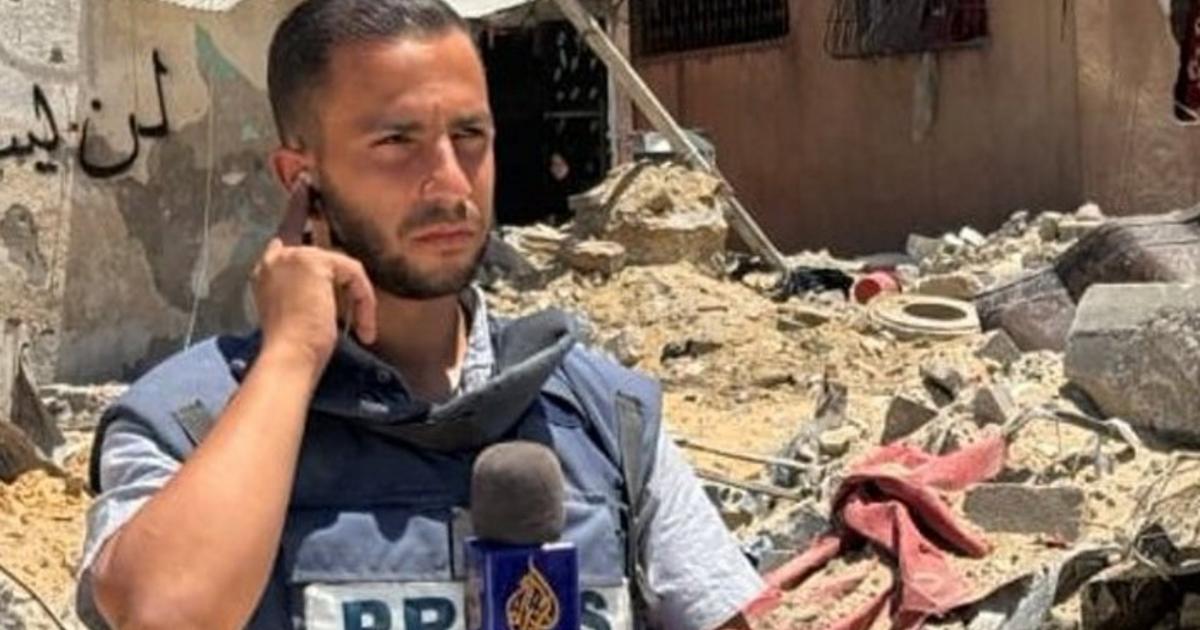 El periodista palestino Anas al Sharif