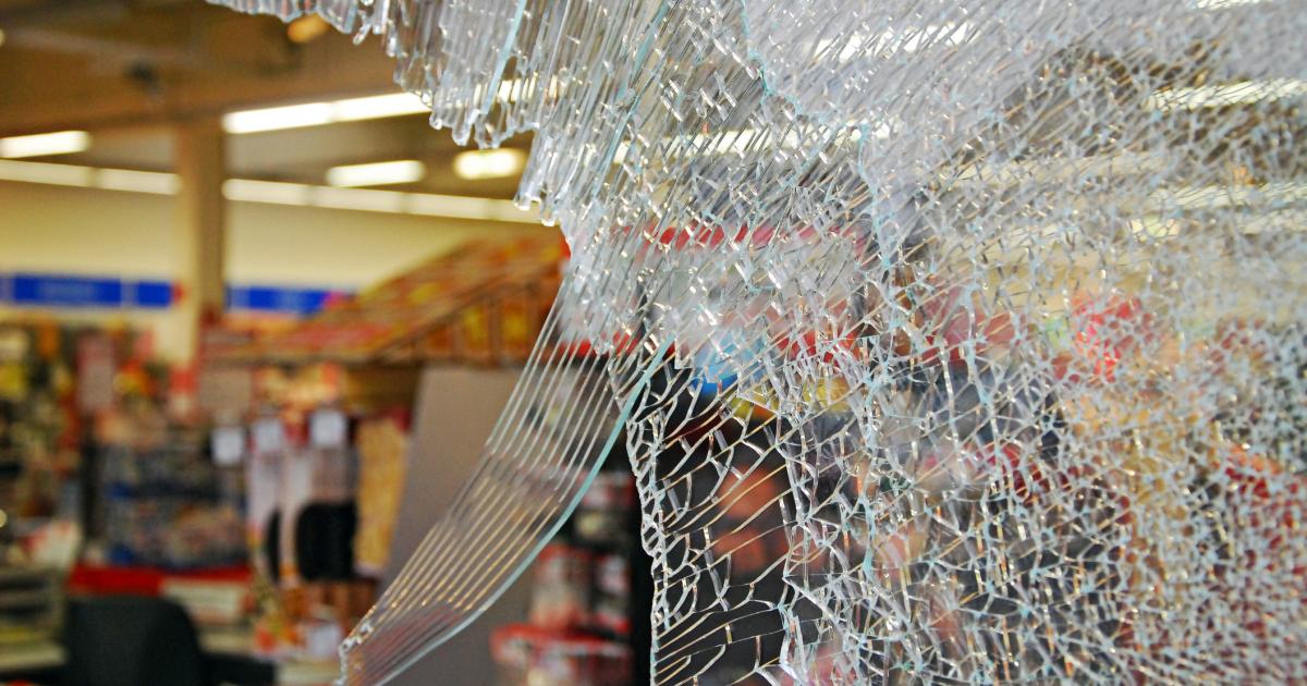 Una tienda tras sufrir un robo, en una imagen de archivo