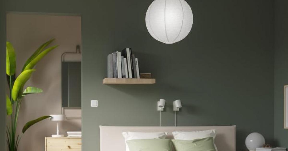 lampara barata ikea papel de arroz