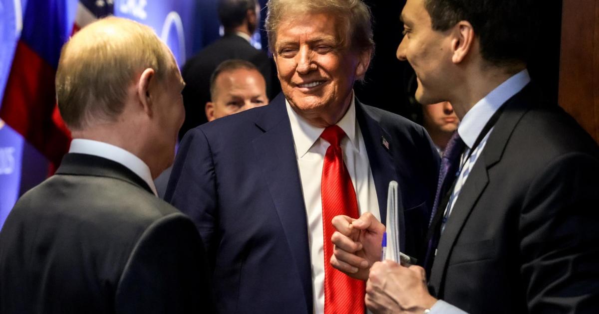 El presidente de Estados Unidos, Donald Trump, y el presidente de Rusia, Vladimir Putin