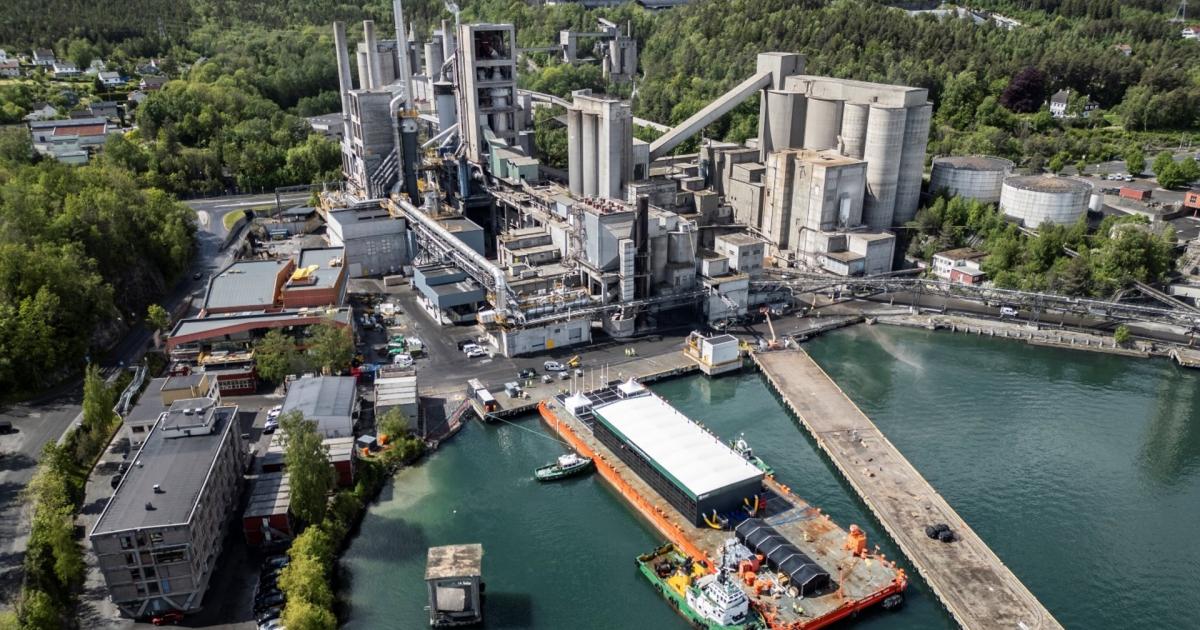 Instalación industrial en Noruega