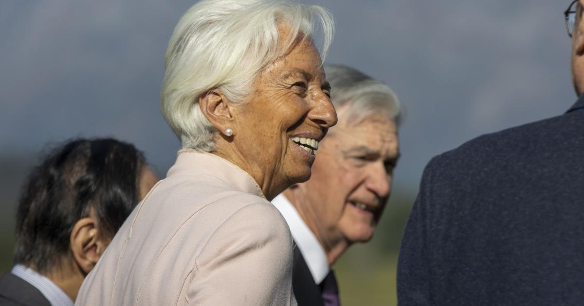 La presidenta del BCE, Christine Lagarde, y el presidente de la Fed, Jerome Powell.