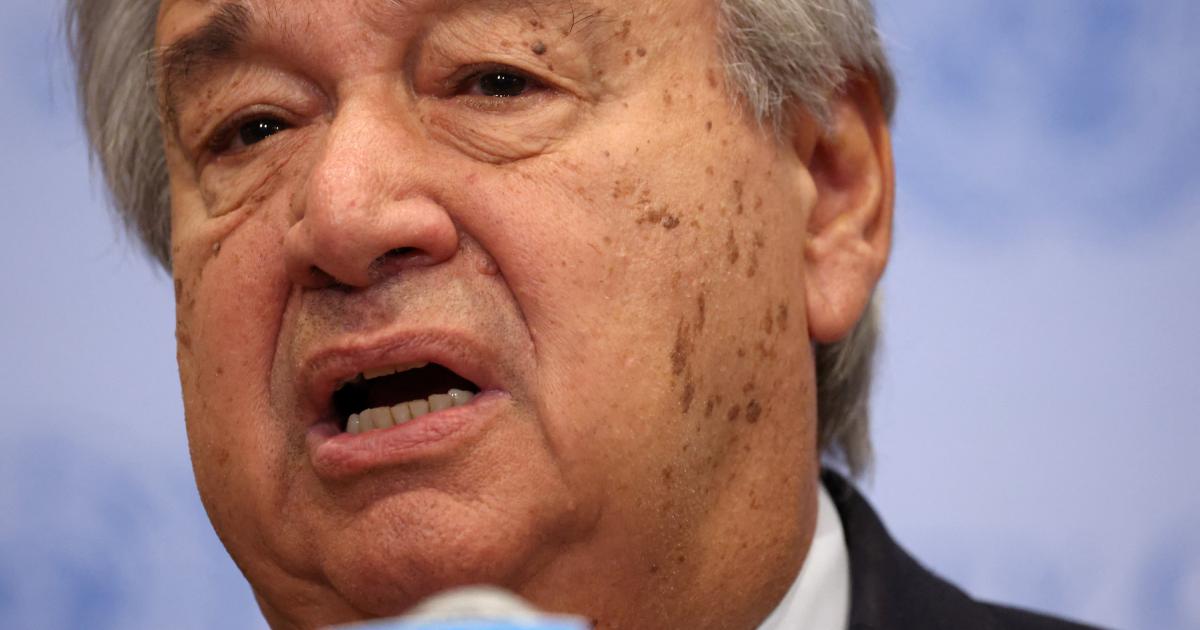 Antonio Guterres, secretario general de la ONU.