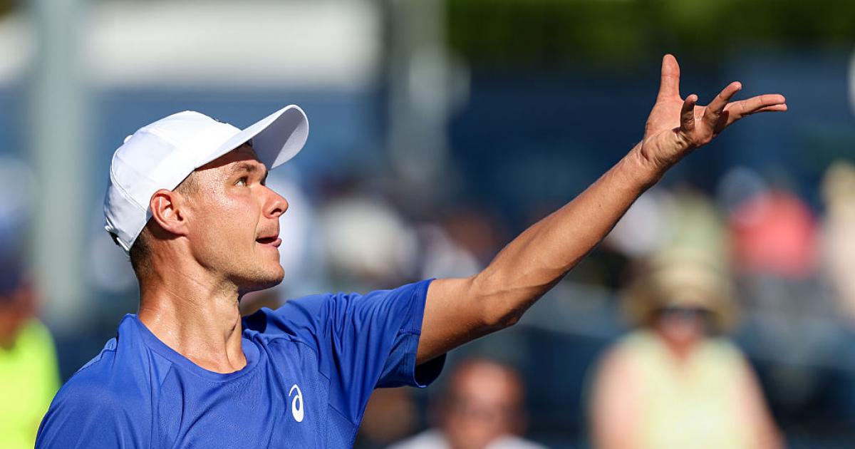 Kamil Majchrzak, en el US Open el 25 de agosto de 2025.