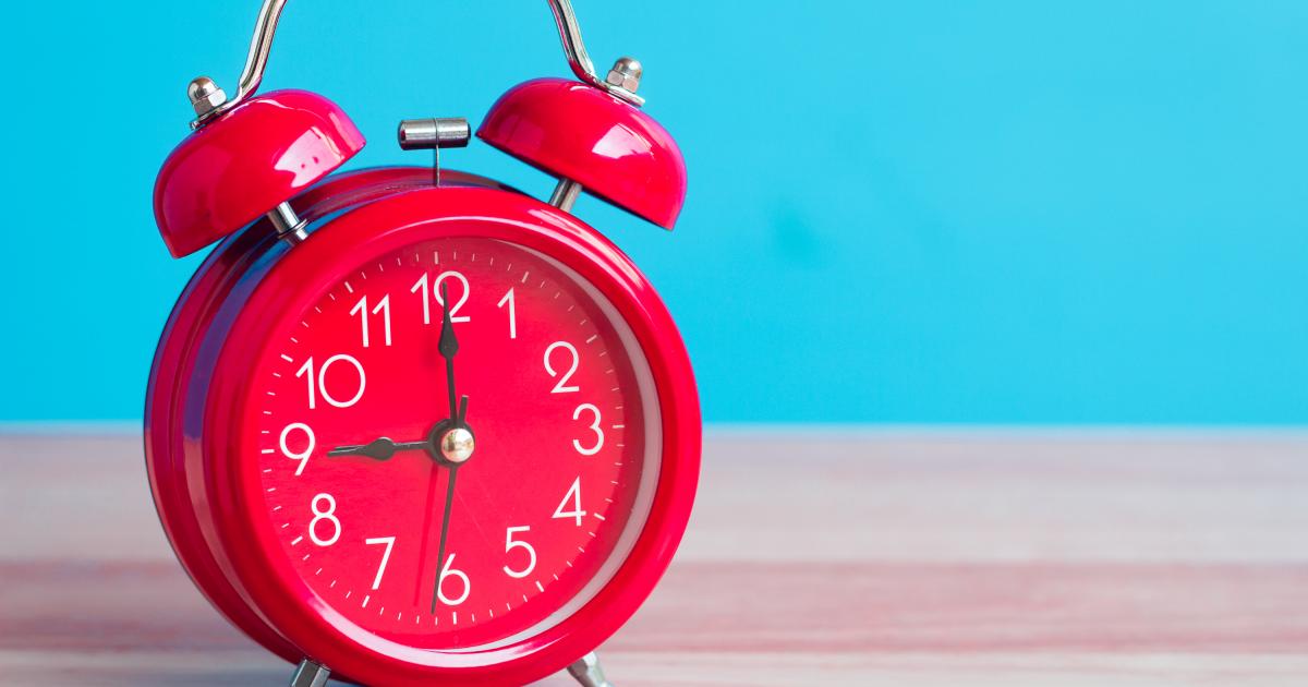 Imagen de archivo de un reloj.