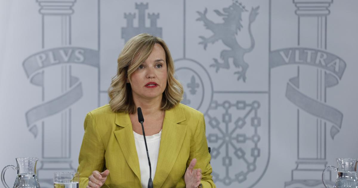 La ministra de Educación y Deporte y portavoz del Gobierno, Pilar Alegría, en una imagen de archivo.