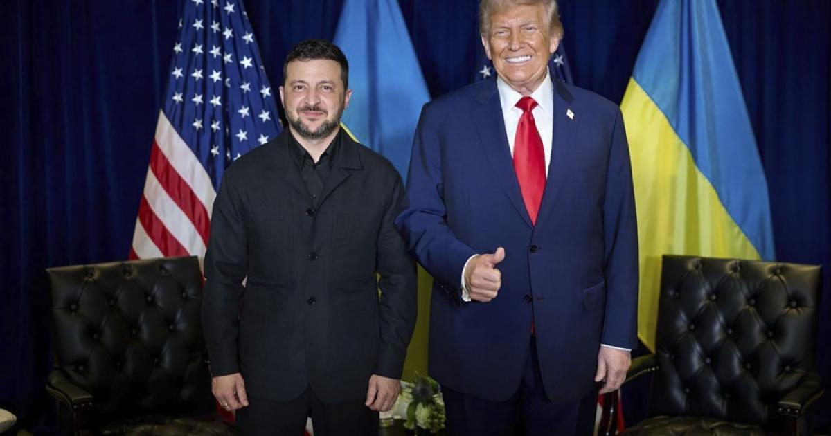 Zelenski y Trump posan ante su reunión este martes en Nueva York