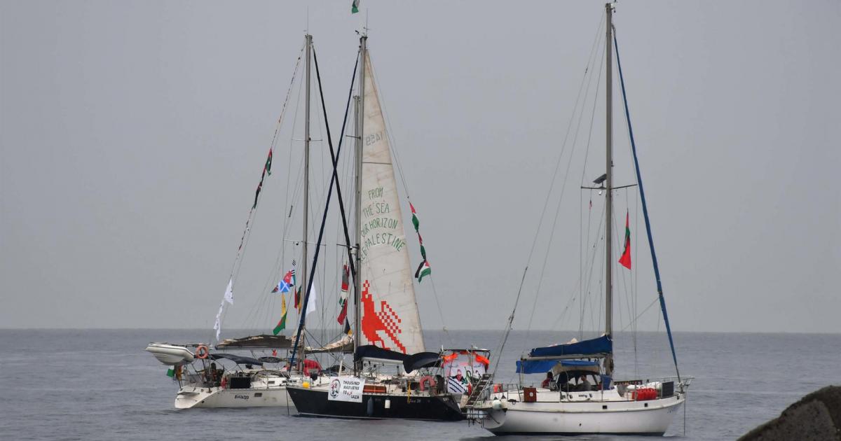 La Flotilla rumbo a Gaza.