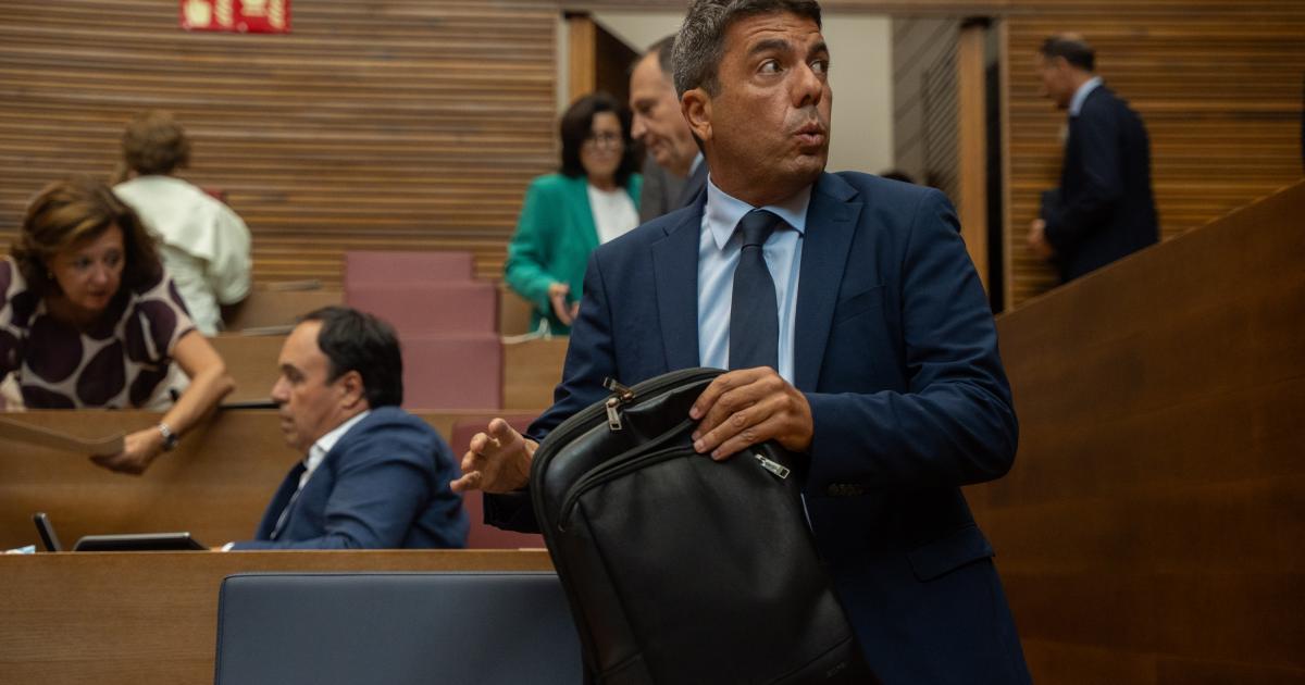 El president de la Generalitat Valenciana, Carlos Mazón, en una imagen de archivo.