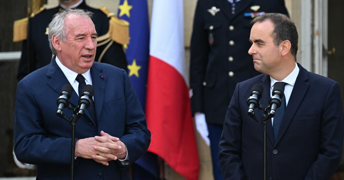 François Bayrou y Sébastien Lecornu
