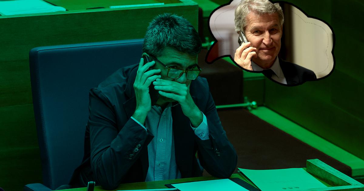 Fotomontaje con imágenes del president de la Generalitat Valenciana, Carlos Mazón; y el líder del PP, Alberto Núñez Feijóo.