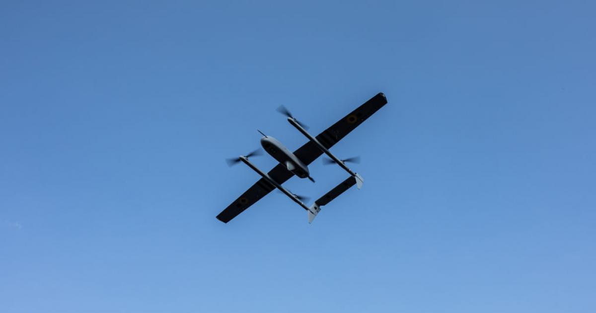 Imagen de archivo de un dron en Ucrania.