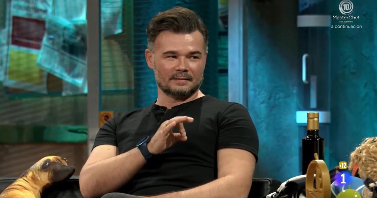 Gabriel Rufián durante su entrevista en 'La Revuelta' de David Broncano.